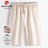 Men's Linen Blend Casual Shorts