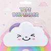 1PC Creative Cute Tape Block Mini Cloud Student Tape Cutter Manual Tape Block Rainbow Tape