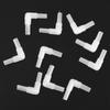 Aquarium Air Valve Connector Plastic Inner Tube (10 Right Angle Elbows And 10 Straight Passes)