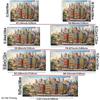 2D Cartoon City Backdrop, Colorful European Town & Rainbow Photography Banner