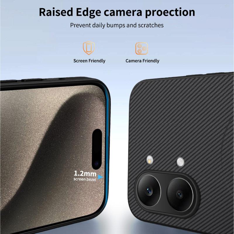 Carbon Fiber Texture Wireless Charging Magnetic Case For Xiaomi Poco X8 Pro Max PocoX8ProMax PocoX8Pro G ShockProof Phone Cover