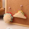 Hamburger Plush Doll Keychain Sandwich Cute Bag Pendant Schoolbag Accessories Simulated Food Stuffed Toys Key Chain