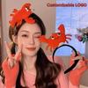 Cute Funny Wash Face Party Performance Prop Female Headwear Cartoon Headdress Crab Hair Hoop Lobster Headband