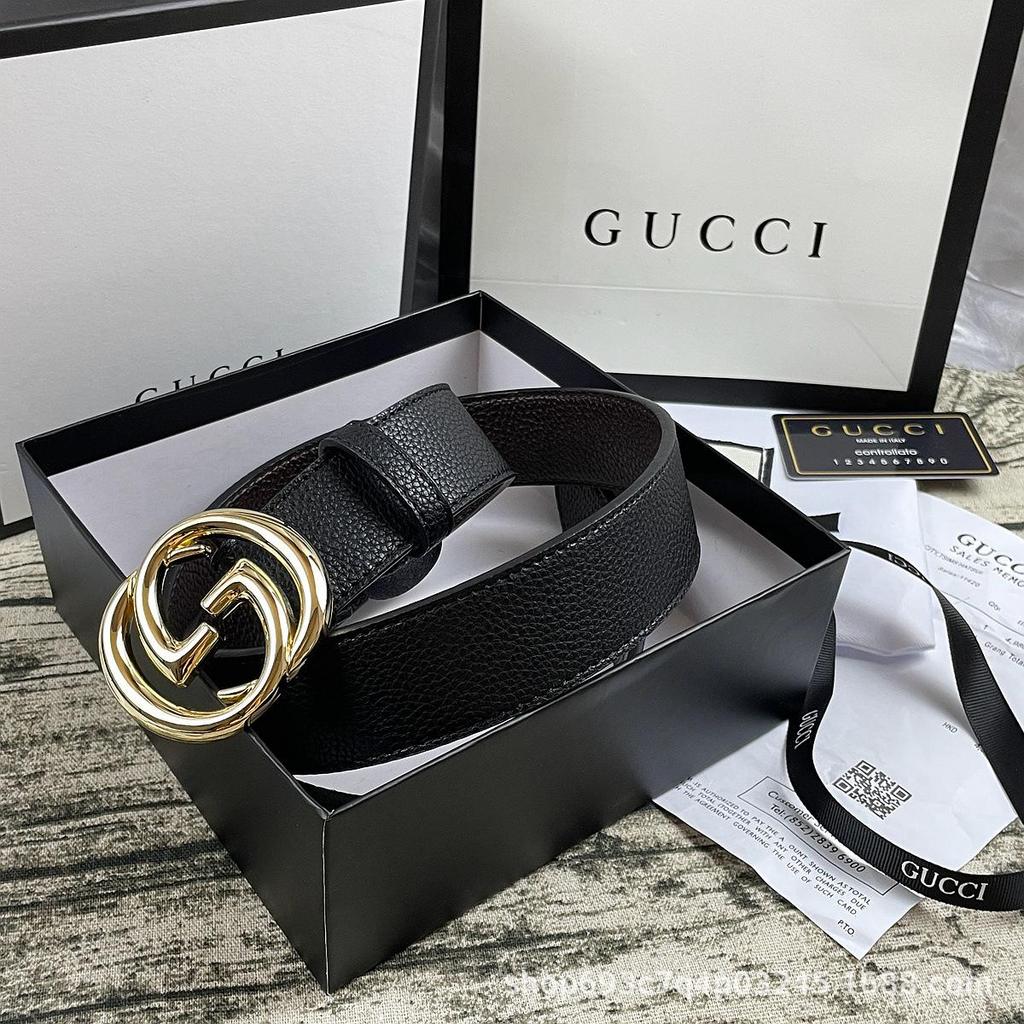 4,0 cm Herren-Premium-Ledergürtel mit runder Keks-Schnalle - Vielseitiges Modeaccessoire