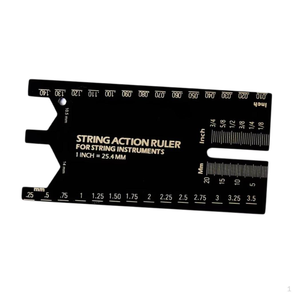 Guitar Action Measurement Tool for String Height, Luthier Gauge Electric And Mandolin
