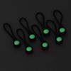 Glow-in-the-Dark Zipper Pulls: Outdoor Mountaineering Bag Accessories & Anti-Loss Cord Locks.