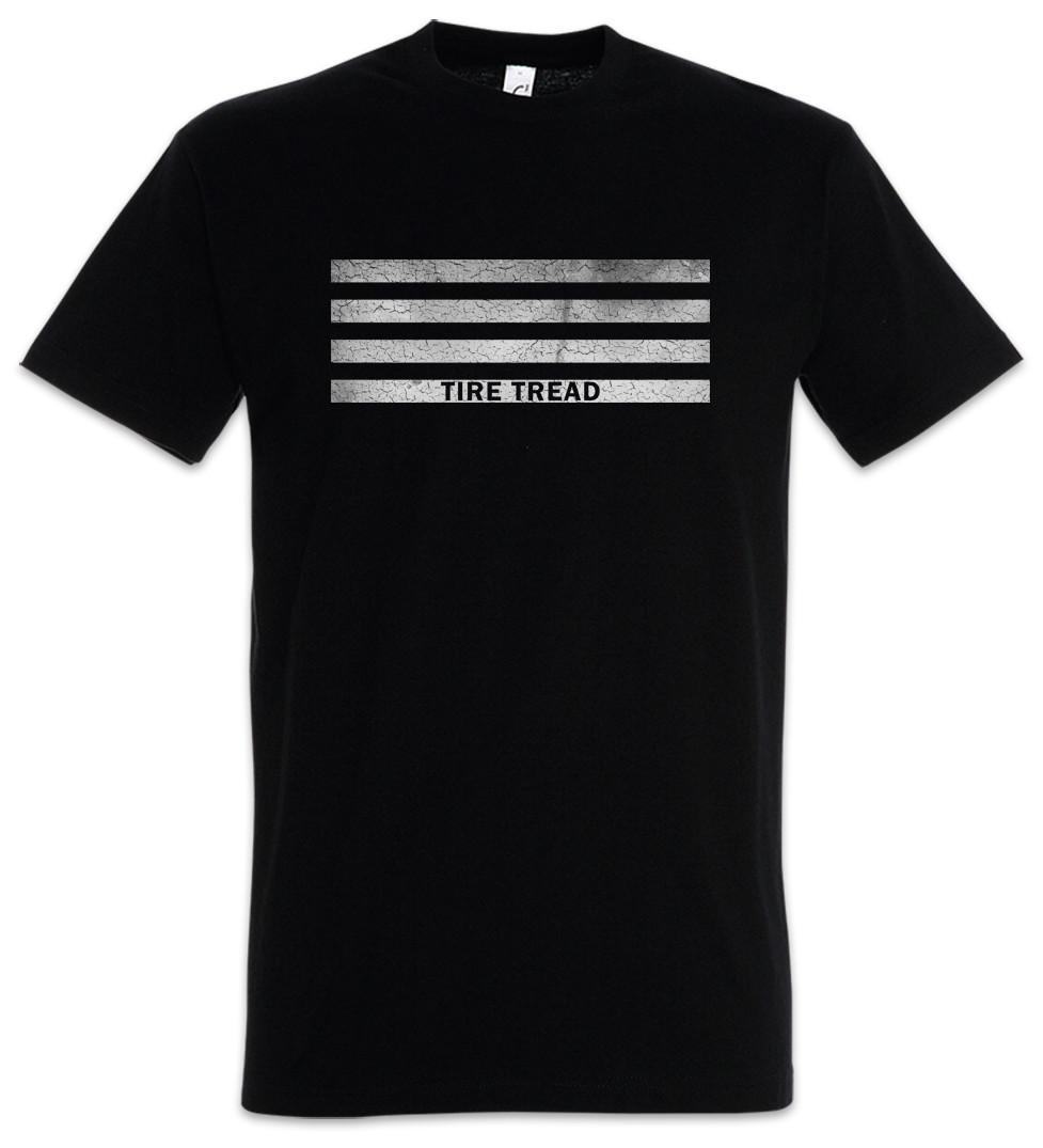 

Tire Tread Bars T-Shirt Mens Womens Tees Top Race Racing Car Driver Racer Addiction Petrol Head Fun S