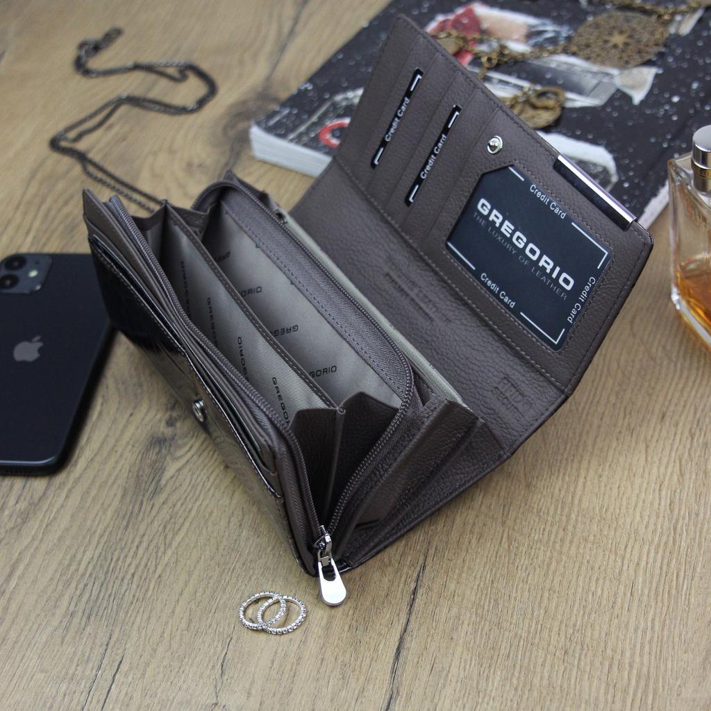 Leder Damen Geldbörse Gregorio BC-106