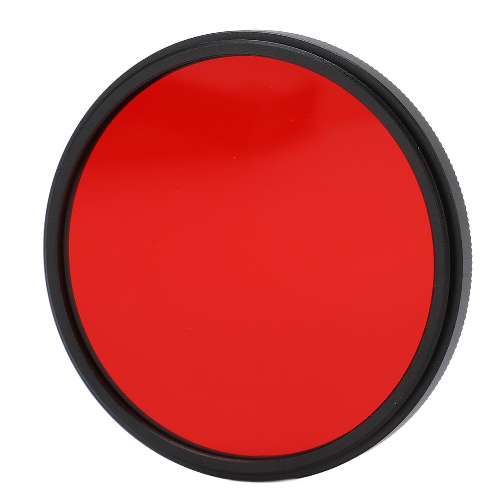 Threaded Camera Lens Filter Full Red Color Filter Optical Glass for Nikon Camera Lens58mm