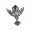 Chrome Diopside Gemstone 925 Sterling Silver Jewelry Pendant 1.5" For Women Gift CP-10-6