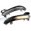 DYNAMIC YELLOW/SMOKED Turn Signal LED Side Mirror Lights For BMW 1-4 Series F20