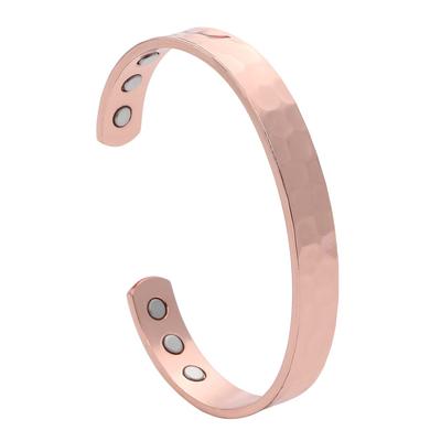 [ZIYMU] Magnetic Bracelet Open Bangle Copper Magnet 6-Ball Health Bracelet Men's type.B Zm-b-032