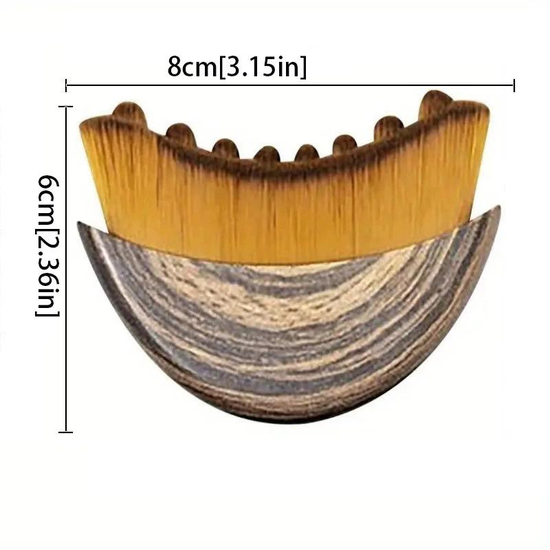 

Lymphatic Drainage Massage Brush Suitable for the Body Face Chin and Neck 1PCS кавовий