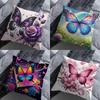 Beautiful Butterfly Art Throw Pillow Case Living Room Sofa Cushion Cover For Home Bedroom Decoration Protector