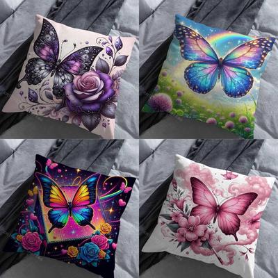 Mooie Vlinder Kunst Kussenhoes Woonkamer Sofa Kussenhoes Voor Huis Slaapkamer Decoratie Beschermer