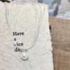 Elegant Gray & White Double-Sided Pearl Pendant Necklace - Minimalist Niche Choker & Versatile Clavicle Chain for Women