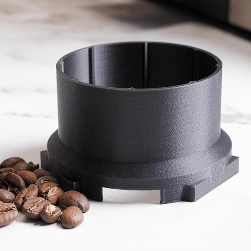 Espresso Dosing Funnel Plastic Construction Coffee Portafilter Accessory Easy Maintenance Ergonomic Brewing Aid