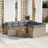 VidaXL Garden Lounge Set with Cushions 9 Pcs, Patio Sofas, Patio Furniture Set, Outdoor Furniture, Mix 3255863