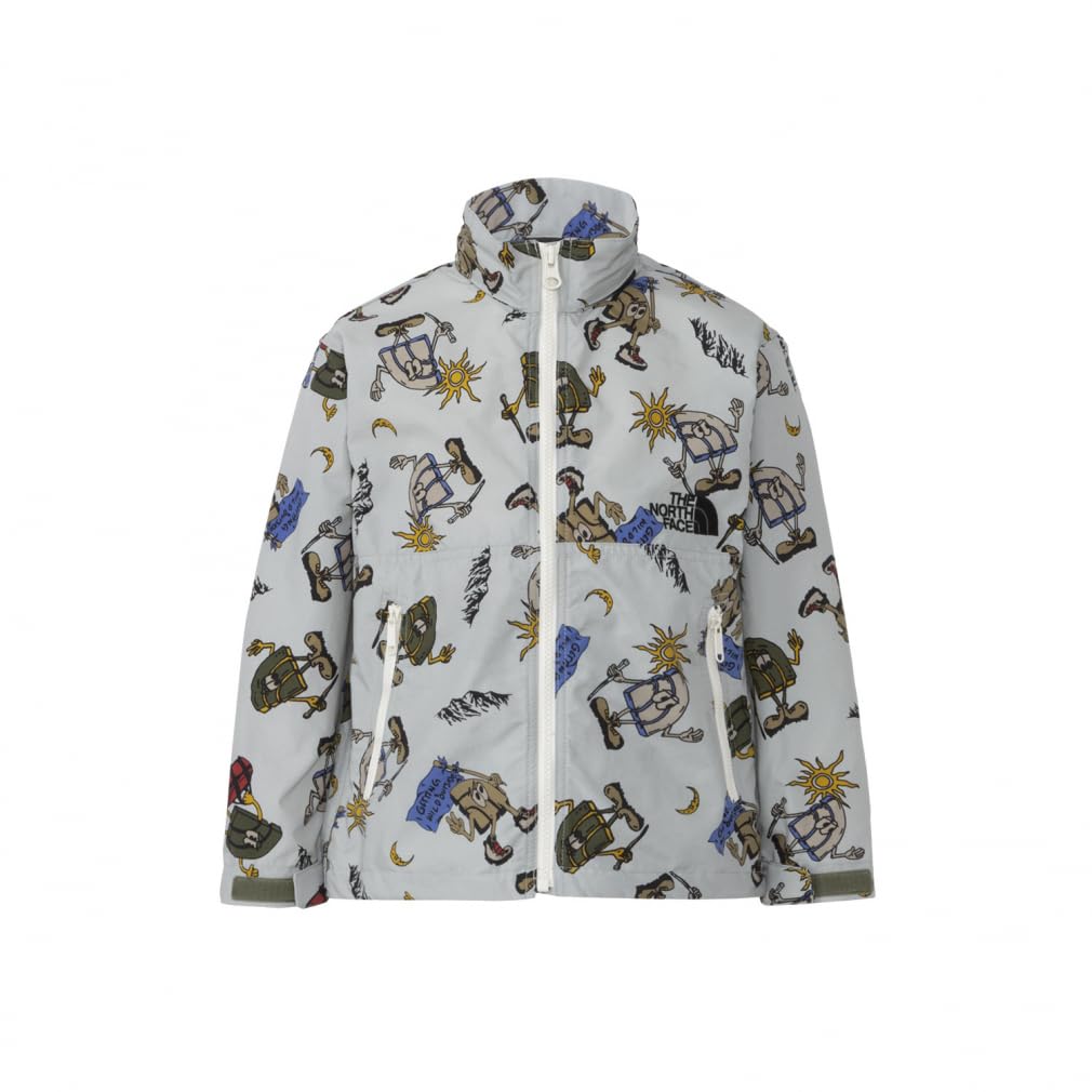 The North Face Toddler Novelty Compact UV Halfy Size 120 Kids' Jacket, Unisex, Water-Repellent, Protection, Lightweight, Pattern,