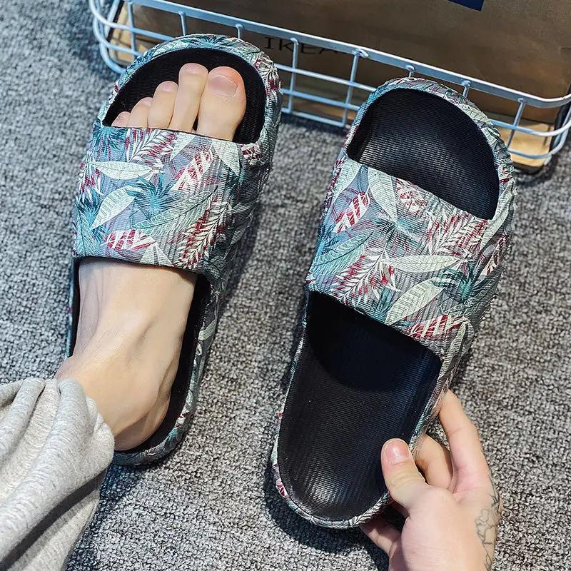 Male Slipper Platform Flat Soft Slides Sabot Rubber Men's Shoe Mascullino Summer Sale Adult 2025 Original Y2k Clappers