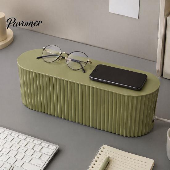 Steckdosenleisten-Organizer Kabelmanagement-Box, mit Deckel, und Elektrische Draht-Aufbewahrungsbox Kabel-Organizer, für Home-Office Schreibtisch