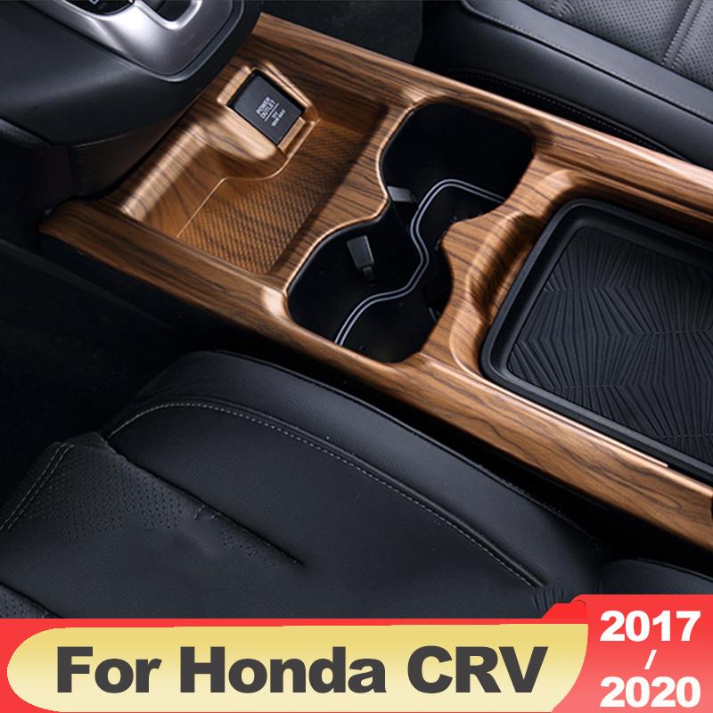 Central Control Interior Water Cup Holder Decorative Frame Panel Modified Accessories Car Supplies For Honda CRV 2017-