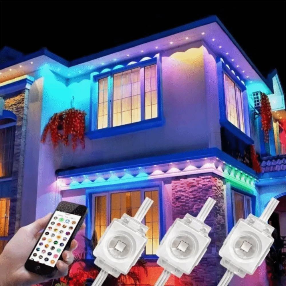 Waterproof RGB Lights App Remote Control LED Lights Remote Control String Lights  Party Decor