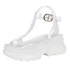 Summer water platform high-heeled platform sandals women's shoes large size muffin shoes platform buckle sandals