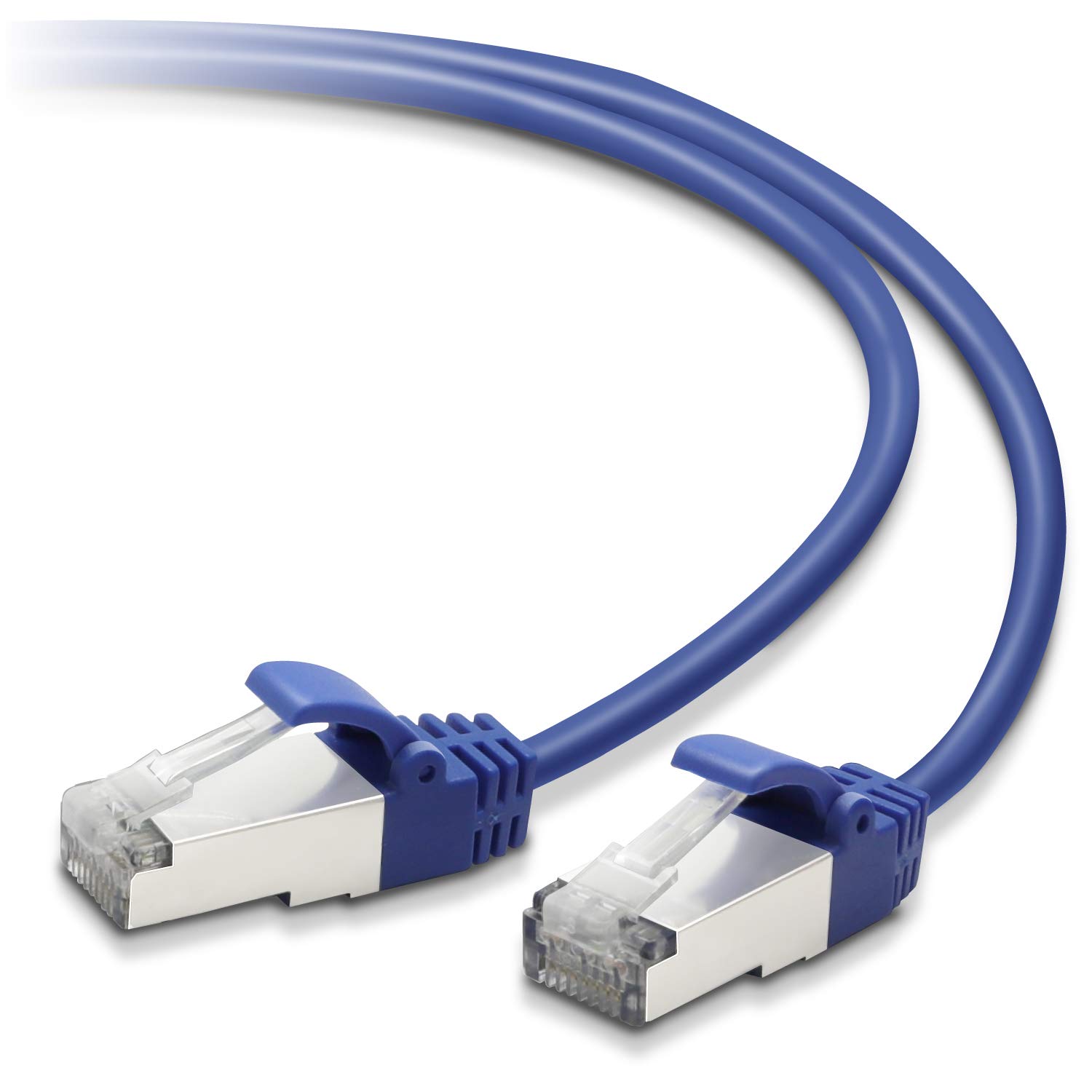 

ELECOM LAN Cable CAT7 10m Break Prevention Connector Slim Blue LD-TWSS/BU10