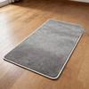 Machine Washable Non-Slip Coral Fleece Rug for Bedside & Bathroom