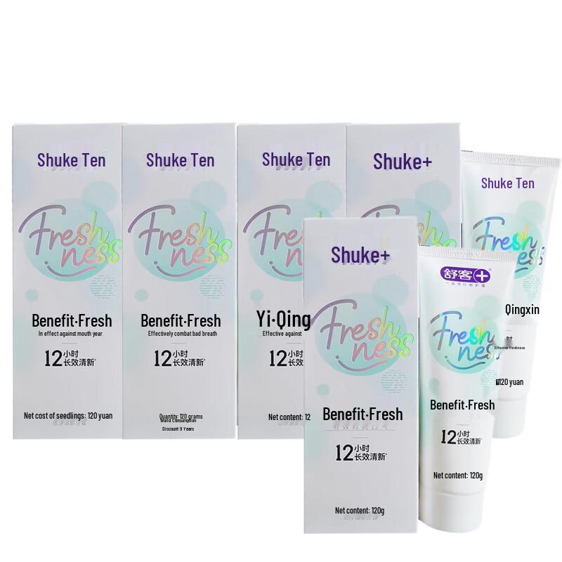 Shuke Probiotic Toothpaste Fresh Fruit 5-Pack