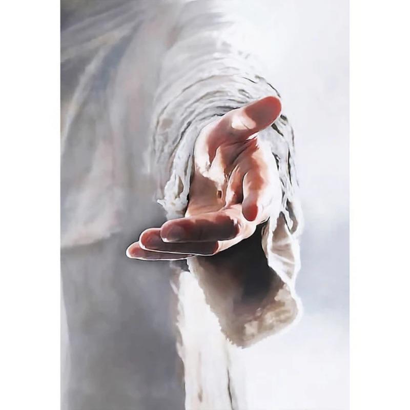 Jesus The Hand of God Canvas Painting Decorative Christian Art God Wall Art Picture Printing Poster Image Bedroom Decoration