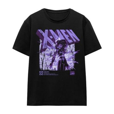 Marvel Unisex Adult X-Men Jean Gray Infographic T-Shirt
