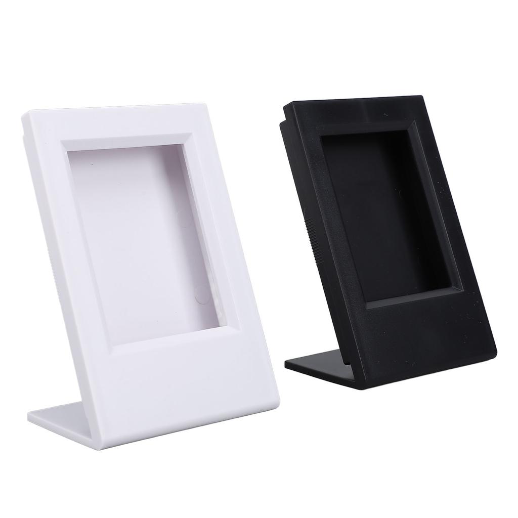 2pcs L Shape Photo Frame Acrylic Collectible Decoration Simple Ideal Present Slanted Picture Frame f