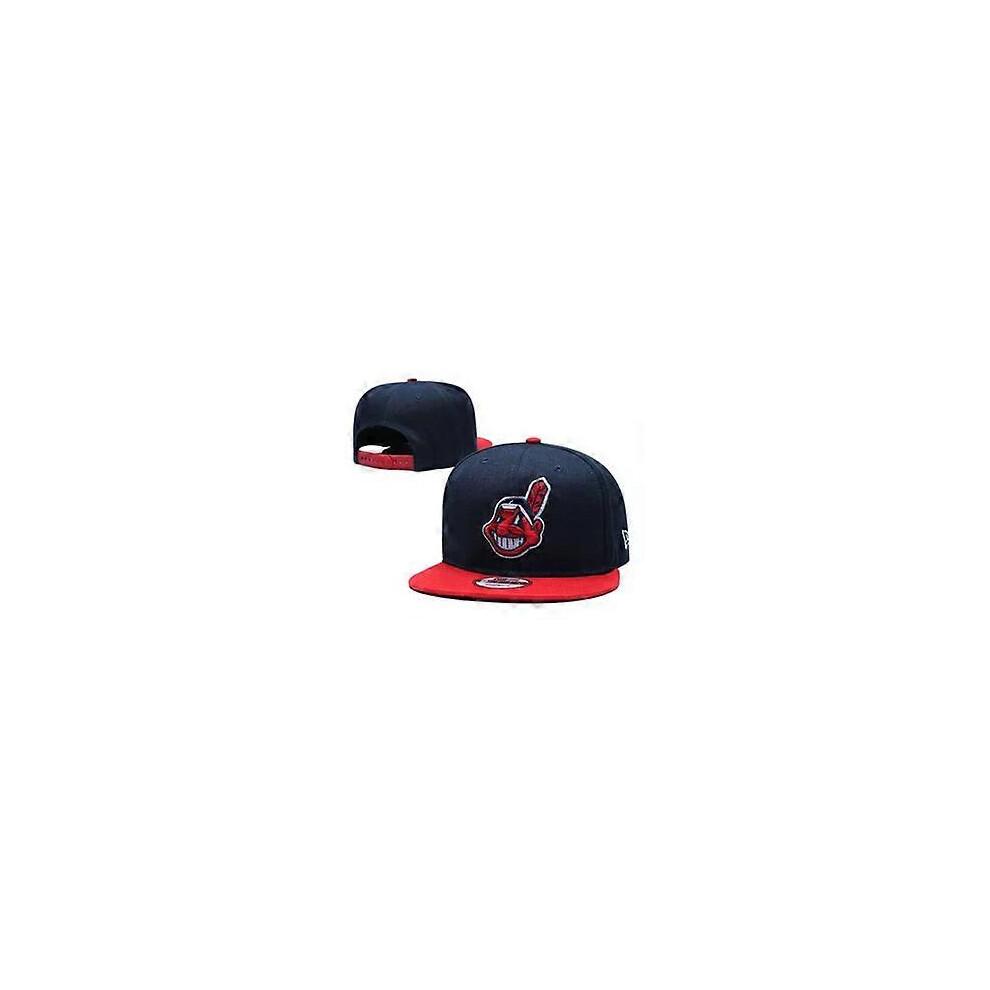 (Cleveland Indians 2) Cappello Cleveland Indians Snapback Nuovo Regolabile Logo Ricamato Cappellino da Baseball