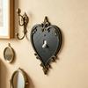 Retro Baroque Heart Shaped Switch Panel Decorative Frame European Light Luxury Wall Switch Sticker