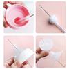 Bending Stainless Straw Brush Cleaner Soft Hair Suction Glass Tube Cleaning Brushes Baby Kids Bottle Brush Long Handle Reusable