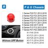 Carbon Fiber Engine Start Button Sticker for BMW 3 Series 5 Series X1 X3 X5 X6 2004-2024