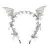 Bow Bat Hair Hoop Punk Gothic Headpiece Hair Band Little Devil Headband  Goth Girls
