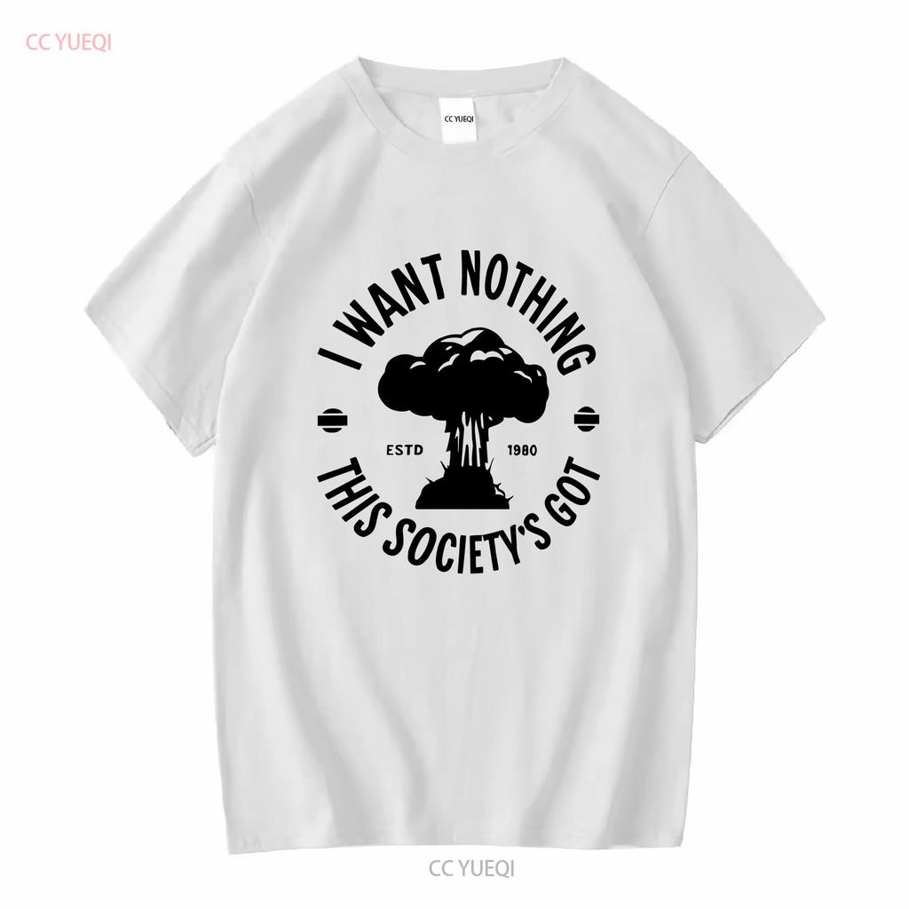 The Jam T Shirt I want Nothing Going Underground Paul Weller Punk Mod 70s 80s long or short sleeves vintage Washed fashion