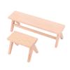 1:12 Dollhouse Miniature European Style Dining Table Chair Bench Armchair Furniture Model Decor Toy Doll House Accessories