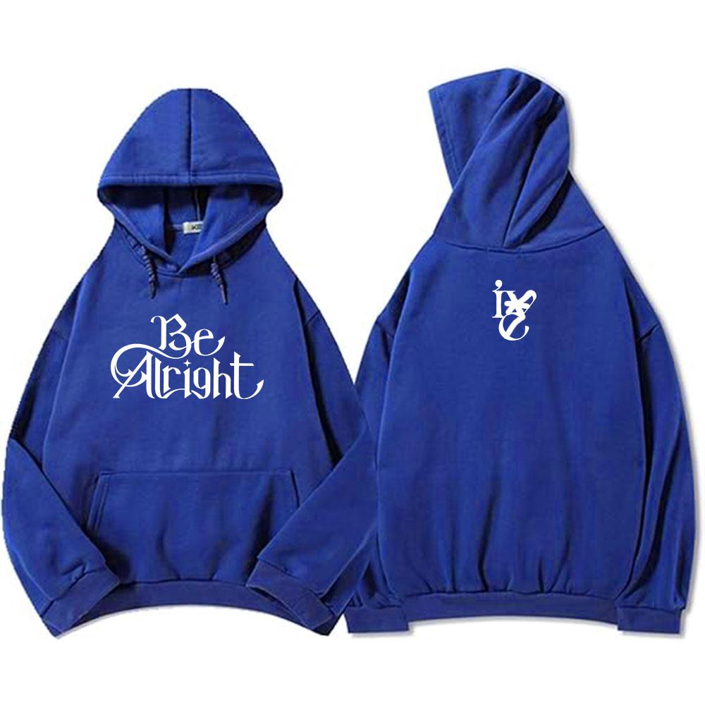 Alright EP Hoodies Letter Graphic Printing Sweatshirt Long Sleeve Fashion Korean Band Pullovers Men Women Clothing