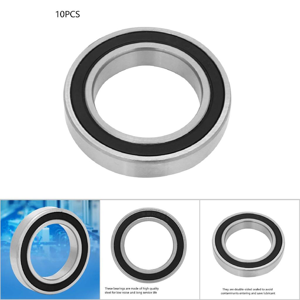 Steel High Speed Double Sided Rubber Sealed Deep Groove Ball Bearings (6906 2RS 30*47*9mm)