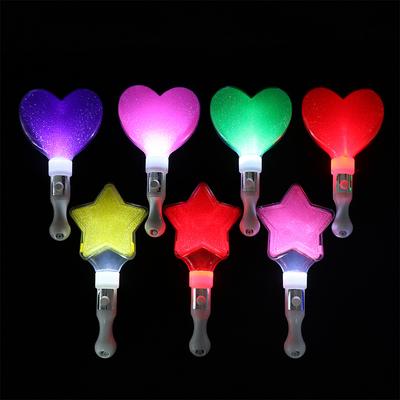 Led Glow Stick Herz Stern Form Leuchtende Konzert Jubeln Rohr Party Licht Stick