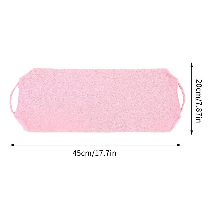High Elasticity Frosted Long Shower Towel Shower Body Brush Bathing Massage Back Body Exfoliating Bathroom Wash Brush Bath Tools