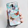 Druckmuster Hülle Für LG G7 thinQ Capa Weiches Silikon Schwarze Hülle Für LG G7thinQ Abdeckung Niedliche Blume Cartoon Hülle Funda Coque