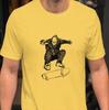 Bigfoot Skateboard Shirt, Skateboarding Sasquatch Bigfoot Yeti Short-Sleeve Unisex T-Shirt