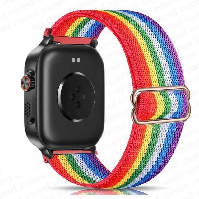 For Realme Watch 5/S2 band Adjustable Nylon Elastic Replacement Bracelet correa Realme Watch 2/3/S/3 2 S pro 22mm watch straps