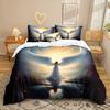 Animation Series 3D Digital Printing Three-Piece Bedding Kit Bed Sheet Quilt Cover