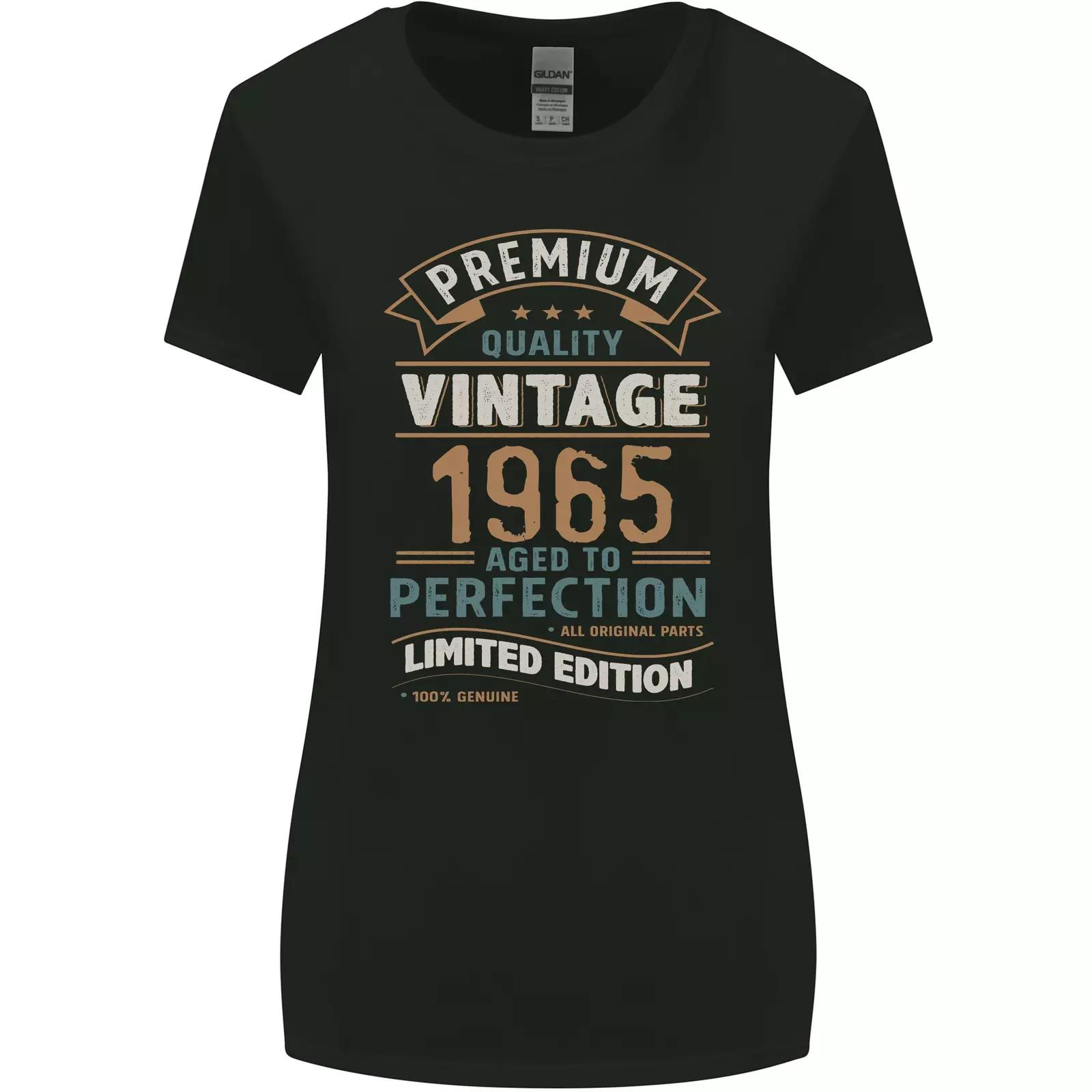 

Premium Vintage 60th Birthday 1965 Womens Wider Cut T-Shirt 4XL